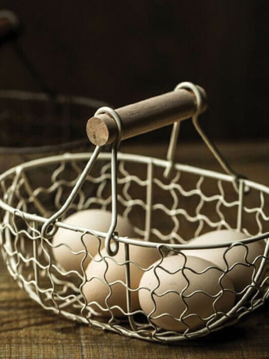 Fruit Bowl Metallic Beige