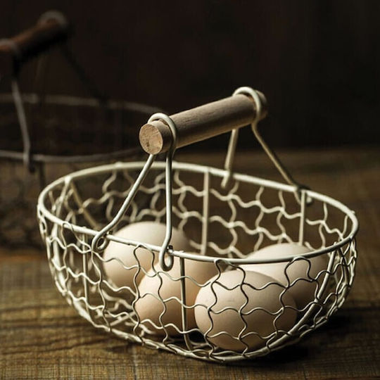 Fruit Bowl Metallic Beige