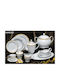 AB White Porcelain Dinnerware Set 40pcs