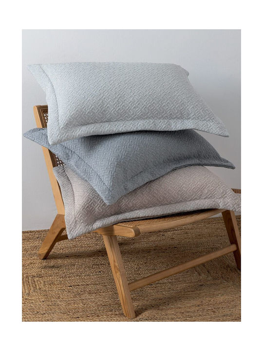 Palamaiki Zoe Pillowcase Set Oxford Grey 50x70cm.