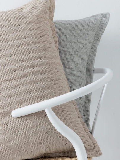 Palamaiki Alison Pillowcase Set Oxford Grey 50x70cm.