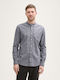 Oxford Long-sleeved Cotton Shirt Gray