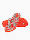 Women's Flip Flops in Red Colour