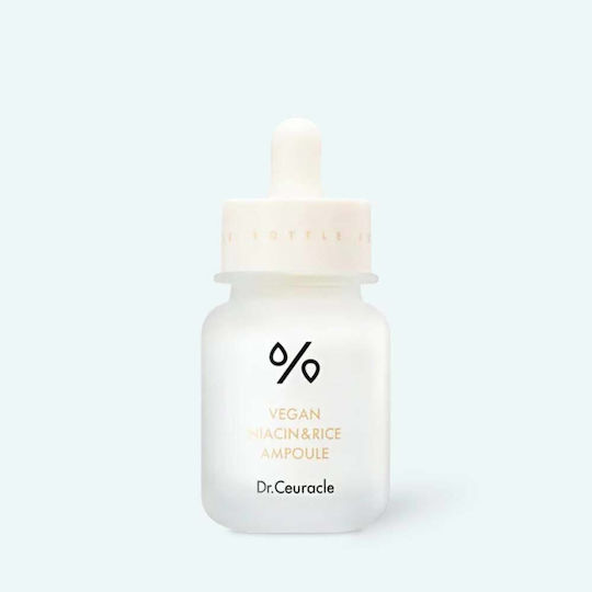 Dr. Ceuracle Serum Vegan Niacin & Rice Calmante și Hidratant pentru Față cu Niacinamidă și Colagen pentru Strălucire 30ml