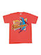 Superman Man of Steel T-Shirt Rot Wb-1-sup005-h23-rd