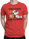 Peanuts Snoopy Too Cool School T-shirt Red Pnc-1-pn003-h77-rd