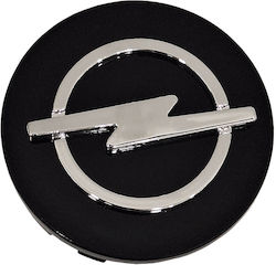 Opel Wheel Center Cap Chrome Black 58mm 56mm Inner 1pc