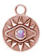 Crazy Needles Threaded Motif for Jewelry in Shape Eye