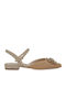 Γυναικείες Μπαλαρίνες Slingback σε Καφέ Χρώμα