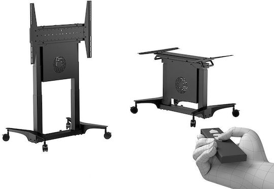 Multibrackets Mobile Table Stand Motorized Remote Control Display & Touchscreen Multibrackets Mb-7104 32"-86" Max 100 Kg