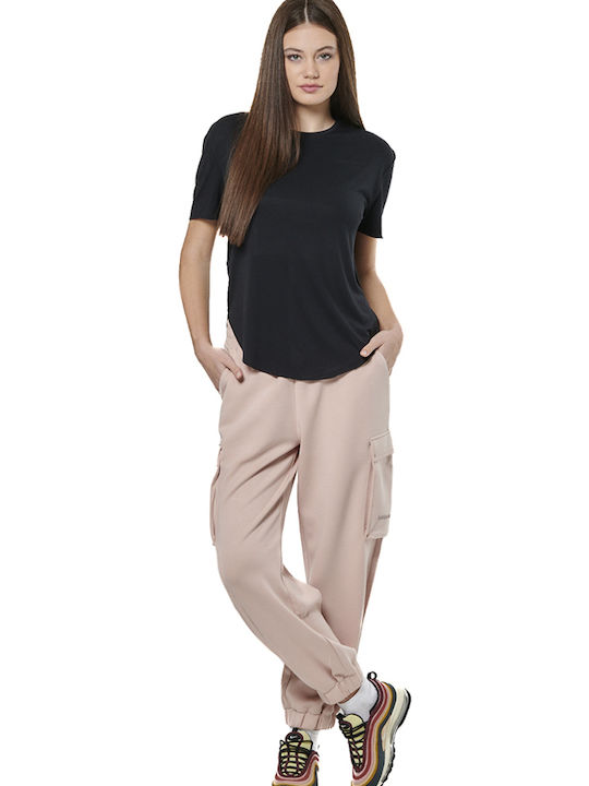 Body Action Pantaloni de Trening Pink
