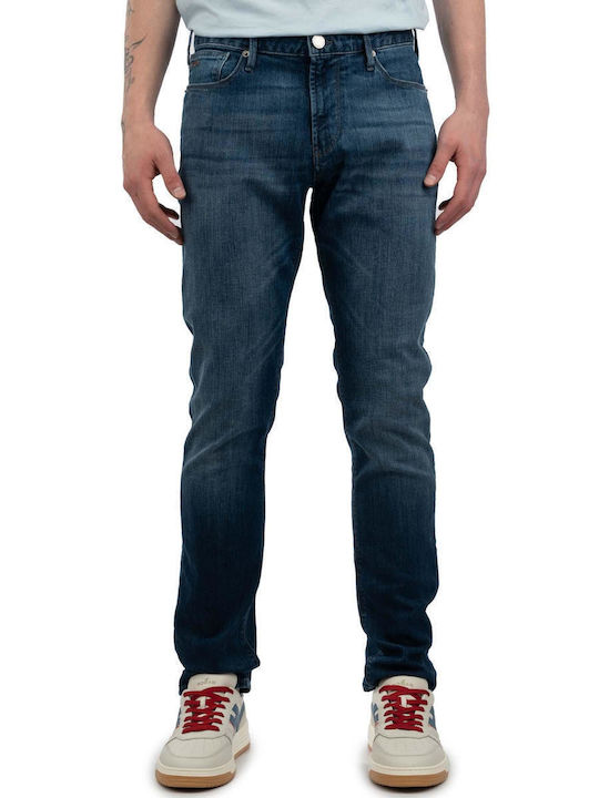 Men's Jeans Pants with Slim Fit Blue