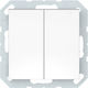Comutator 2g Lampă Alb P510-020-12 Qr1000