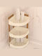Γωνιακή Ραφιέρα Μπάνιου Τριπλή 29x22x45 F-v Natureo White 204911 29x22x45