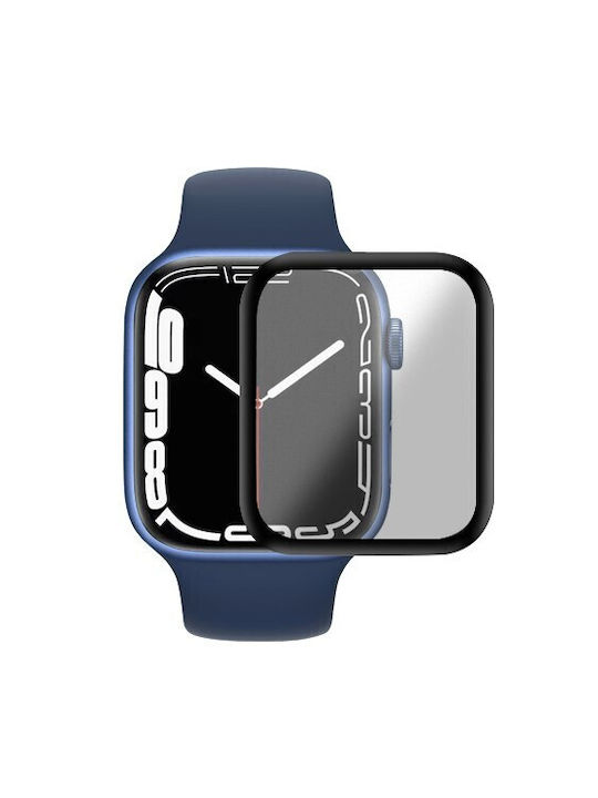 XO Fp1 Plastikhülle mit Glas in Schwarz Farbe für Apple Watch 40mm