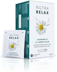 NutraTea Kamille & 40gr 20 Umschläge Kamille & Zitronenmelisse NutraTea Kamille & 40gr 20 Umschläge Kamille & Zitronenmelisse
