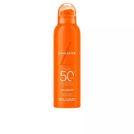 Lancaster Sun Sport Invisible Refreshing Αδιάβροχο Αντηλιακό Mist Σώματος SPF50 200ml