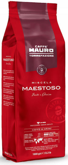 Caffe Mauro Cafea Espresso Arabica Maestoso Boabe 1kg