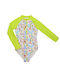 Splash About Splash Kids Swimwear Long Sleeve One-piece Green