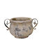 Exner Planter Ceramic Bronze 25x25x14cm.