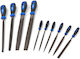 HBM Machines 9366 Set Limes cu Mâner 12buc