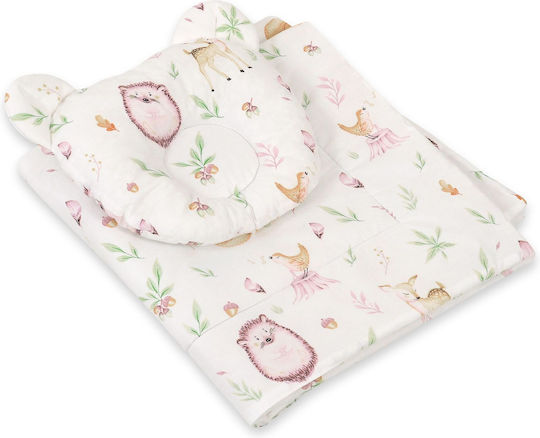 Bärenkuscheltuch Füllung Kissen 2-teiliges Set Wald-Delikatesse