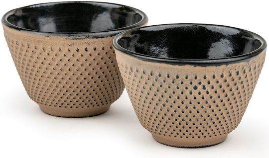 Bredemeijer Serving Bowl Round Brown with Diameter 7.8cm 2pcs