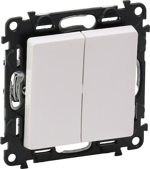 Legrand Stair Connector Valena Life Double 10ax White 752108