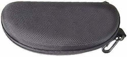 Siks Sunglasses Case Zippered Protective Pouch Black