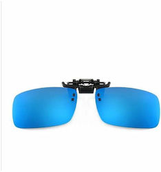 Siks Clip-on Polarized Lenses Glasses Ideal Daytime Driving Blue
