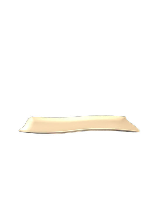 Galifas Serving Platter Rectangular made of Porcelain White 43x12.5cm