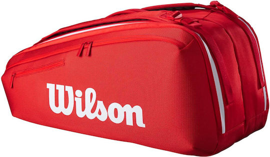 Wilson Super Tour 9 Racket Tennis Bag Red