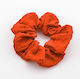 Fabric Hair Scrunchie 7 Colors - Red