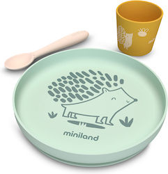 Miniland Silicone Feeding Set 3 Pieces