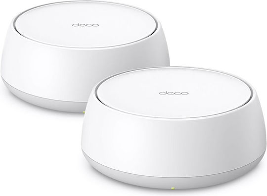 TP-LINK Deco BE25 v2 WiFi Мрежа на мрежови точки Точка за достъп Wi-Fi 7 Двулентов (2.4 и 5GHz) в Двоен комплект