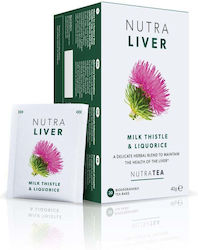 Nutra Tea Liver Milk Thistle & Liquorice Liver Support Herbal Infusion 40g 20 Sachets Nutra Tea Liver Milk Thistle & Liquorice Liver Support Herbal Infusion 40g 20 Sachets