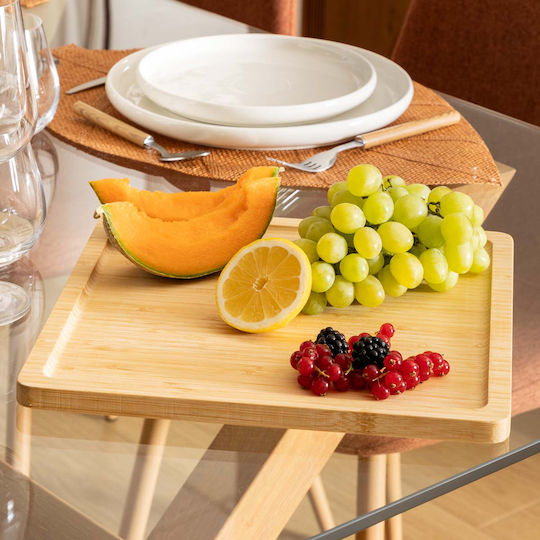 Wooden Cheese Serving Platter 30x30cm