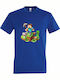 Детска тениска Royal Blue Minecraft Characters Plus Scene