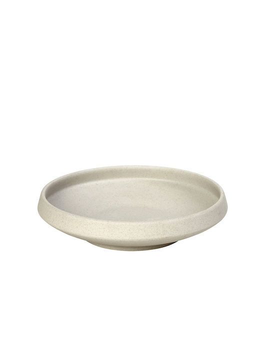 Espiel Blend In Serving Bowl Round made of Porcelain Beige with Diameter 23.5cm