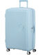 American Tourister Soundbox Large Suitcase Pastel Blue With 4 Wheels Height 77cm