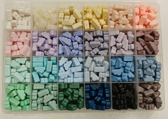 Wax Beads Case 24 Different Shades