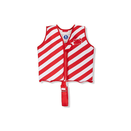 Swim Essentials Σωσίβιο Γιλέκο Κολύμβησης Ιμάντα Ασφαλείας Παιδιά 2-3 Ετών "oh Crab"