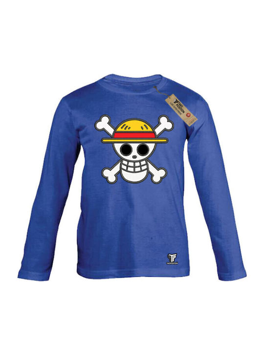 Kids' Shirt Long Sleeve Royal Blue