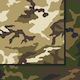Dinner Napkins 'military 16 Pcs Camouflage
