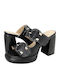 Moshel Leather Sandals Black