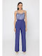 Gina Women's Fabric Trousers Blue