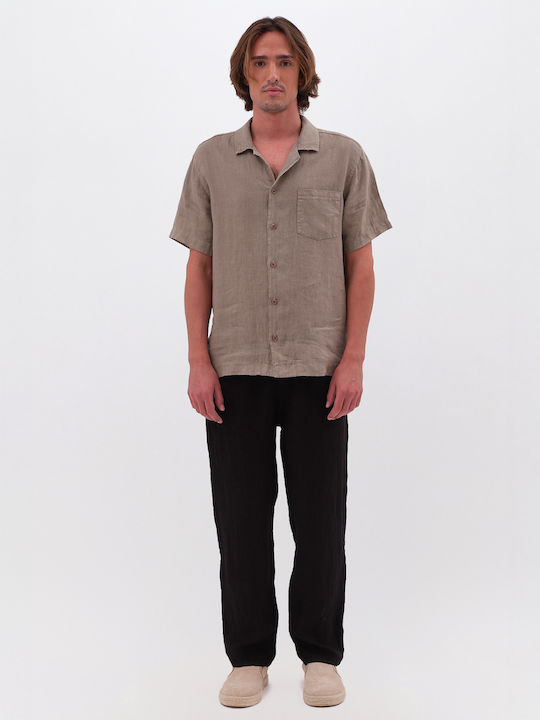Dirty Laundry Kurzärmlig Hemd Taupe