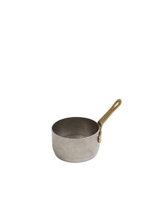 Espiel Snow Dip Serving Bowl Round Metal Gray with Diameter 6cm
