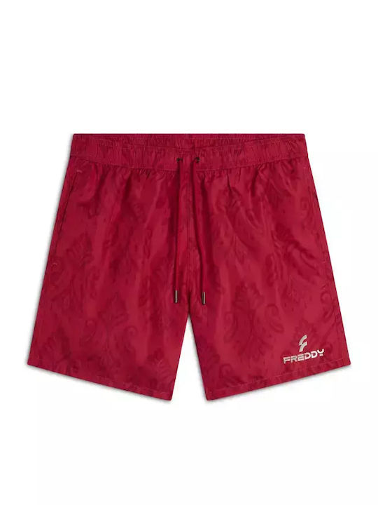Men's Swimwear Shorts Red Floral
