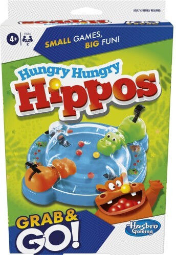 Настолна игра Hungry Hungry Hippos за 2 играчи 4+ години (EN) Hasbro